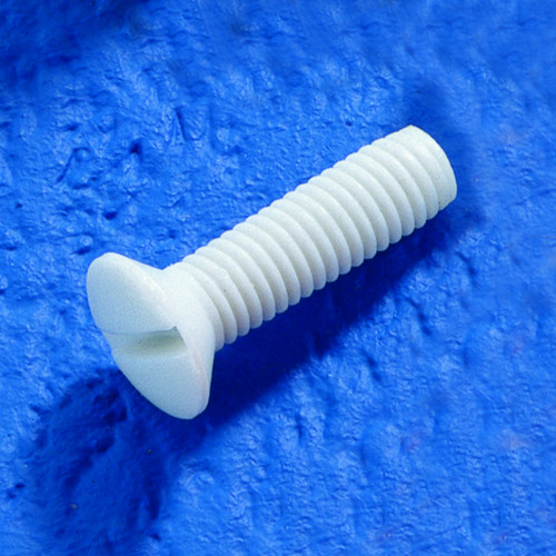 Slotted Countersunk Head Screw (DIN 963) made of PVDF