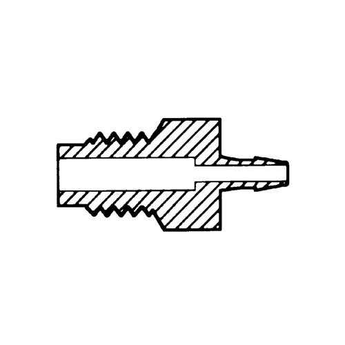 Mini Screw-in Connector with male thread M6x1