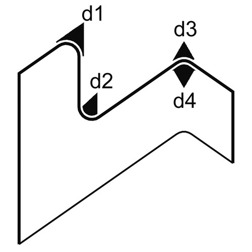 Kantenschutzprofil - mit Dichtung