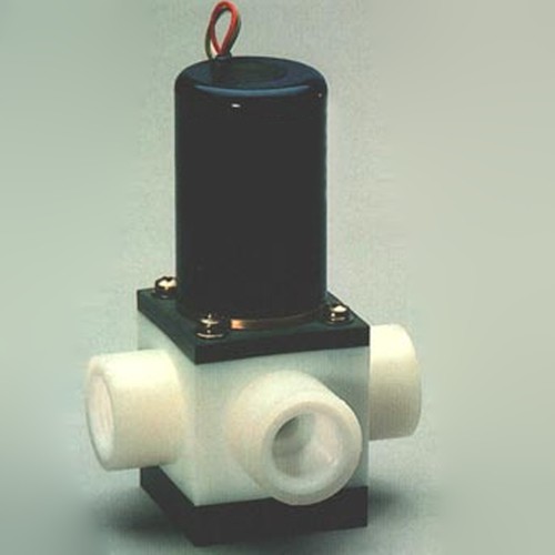 3/2-Way Solenoid Valve made of PTFE