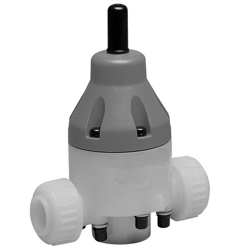 Pressure Retaining Valve made of PVDF - back pressure safe