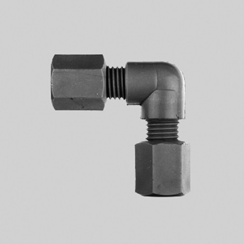 Elbow Pipe Connector made of PP, PVDF or PTFE