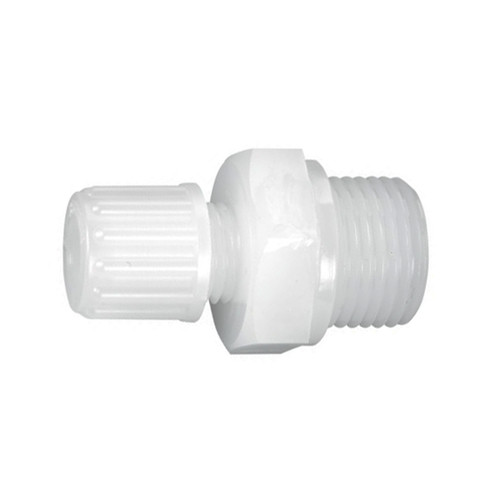 Gerader-Verbinder mit Außengewinde aus PFA Gerader-Verbinder mit Außengewinde aus PFA