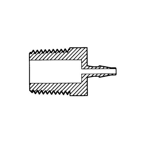 Mini Screw-in Connector with male thread NPT 1/8&amp;quot;