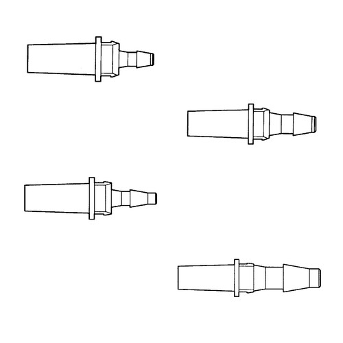 Luer Tubing Adapter (Male) with Non-Twistable Adapter Fit