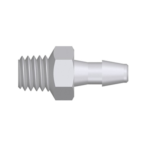 Mini Screw-in Connector with male thread UNF 10-32 - long