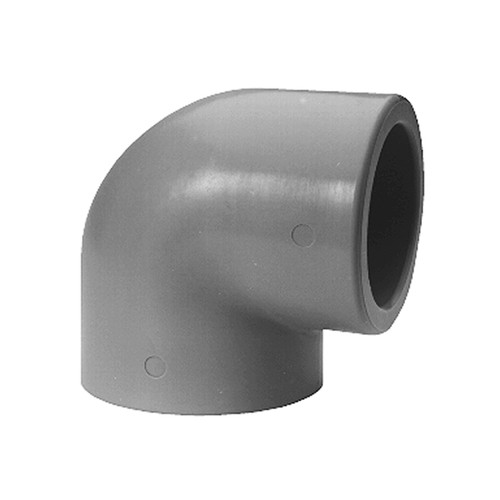 Elbow Connector 90º with Welding Sleeve made of PP