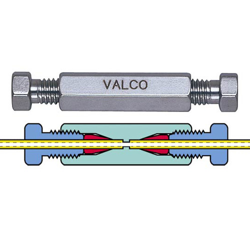 Straight Capillary Coupling made of Stainless Steel