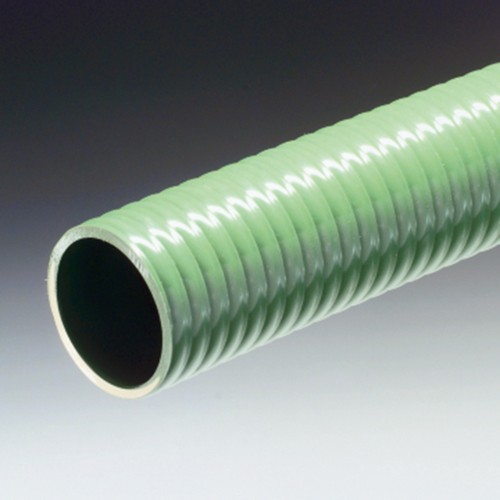 PVC Spiral Industrial Suction and Pressure Tubing - dark-green