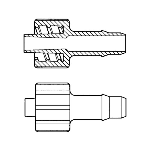 Luer-Lock-Schlauchadapter (männlich) für weiche Schläuche