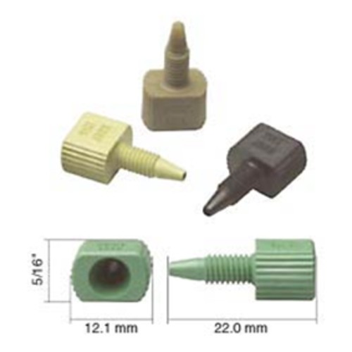 Straight Capillary Connector with Male Thread made of PEEK - one-piece