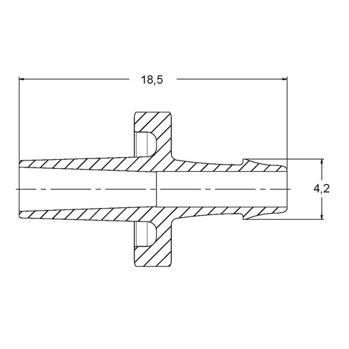 Luer-Schlauchadapter (männlich) für weiche Schläuche