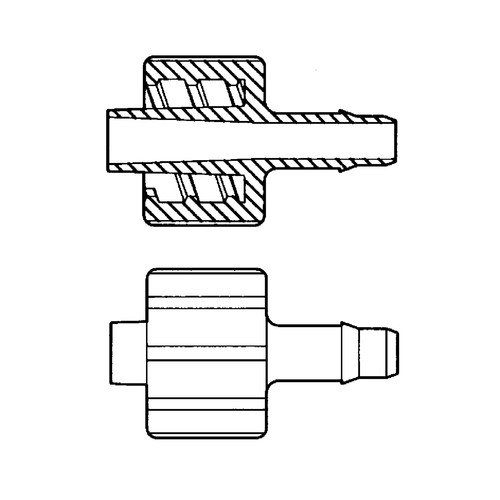 Luer-Lock-Schlauchadapter (männlich) für harte Schläuche