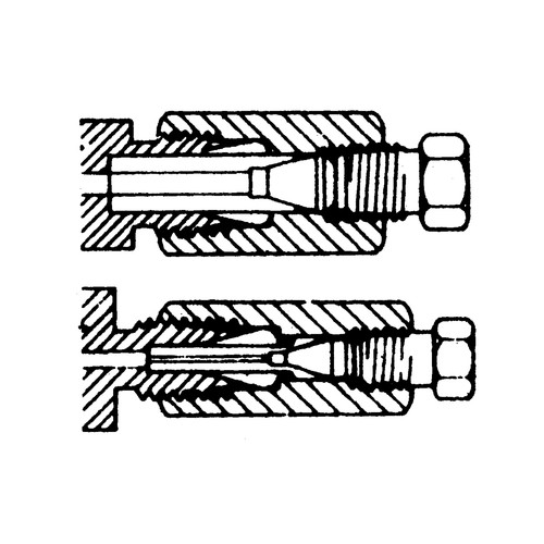 Straight Capillary Reducing Adapter made of Stainless Steel