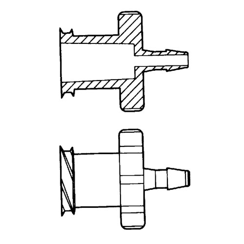 Luer-Lock-Schlauchadapter (weiblich) für weiche Schläuche