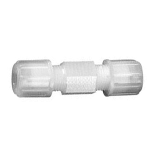 Micro Straight Connector made of PTFE or PFA
