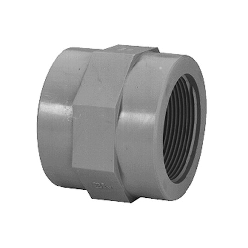 Straight Connector with Welding Sleeve and Female Thread made of PP