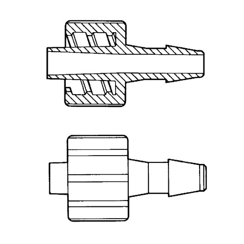 Luer-Lock-Schlauchadapter (männlich) für harte Schläuche