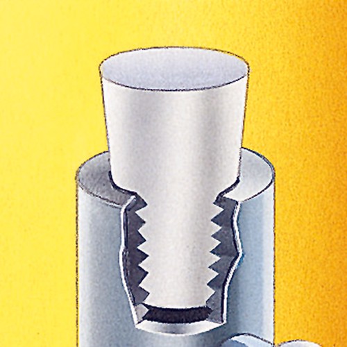 High-Therm Plug made of Silicone - conical