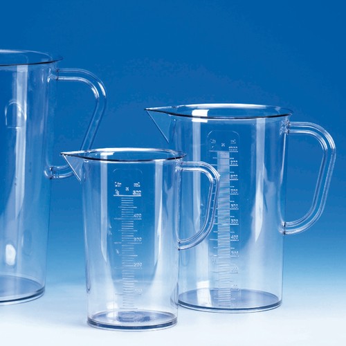 Beaker with Handle made of SAN - transparent