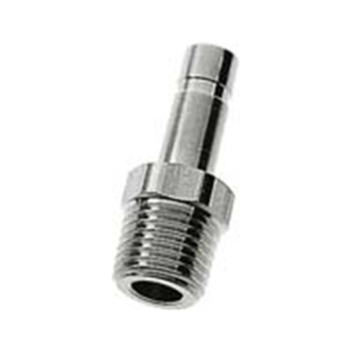 Straight Adapter made of Stainless Steel with Male Thread