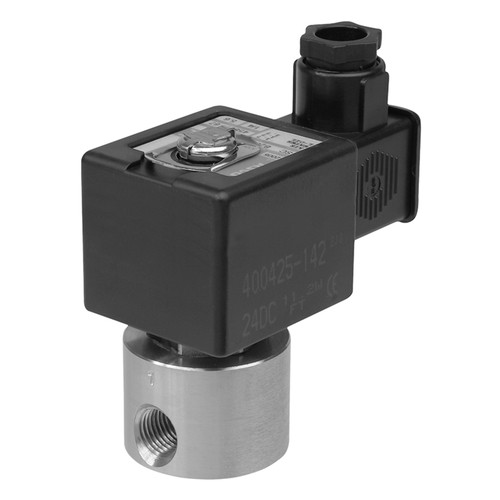 2/2-Way Miniature High-Pressure Solenoid Valve made of Stainless Steel