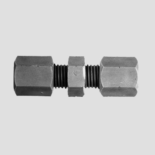 Straight Pipe Connector made of PP, PVDF or PTFE