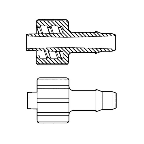 Luer-Lock-Schlauchadapter (männlich) für harte Schläuche