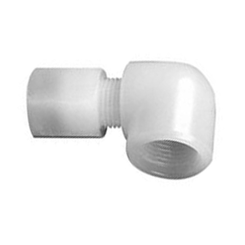 High-Pure Elbow Pipe Connector with Female Thread made of PFA