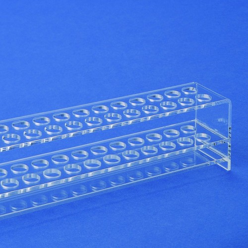 Test Tube Rack made of PMMA - for test tubes Ø 18 mm