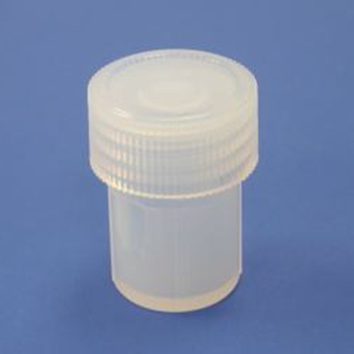 Sample Vial made of PFA - with screw cap and flat bottom