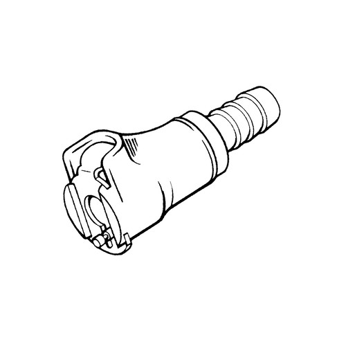 PP-Schnellverschlusskupplung, NW 6,4 mm