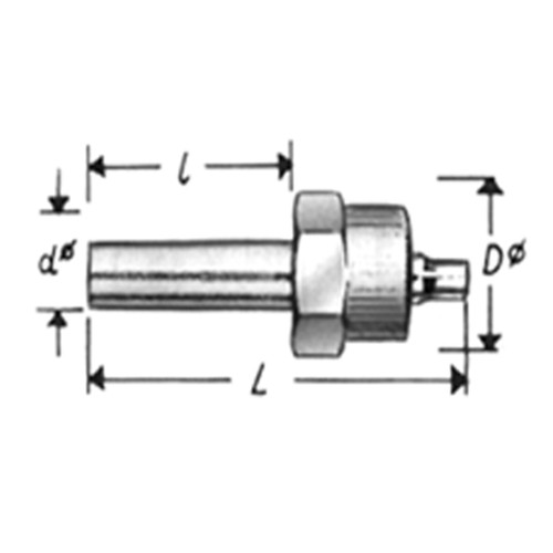 Soldered Connecting Nozzle made of Brass