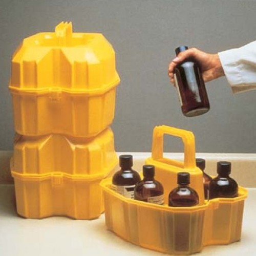 Safety Bottle Carrier made of LDPE