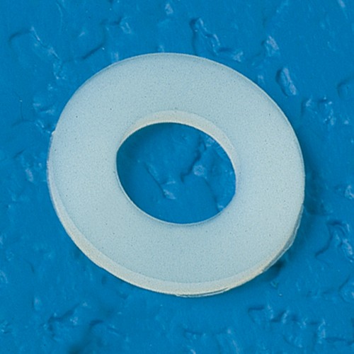 Washer (DIN 125) made of PVC-U (unplasticized PVC, rigid)