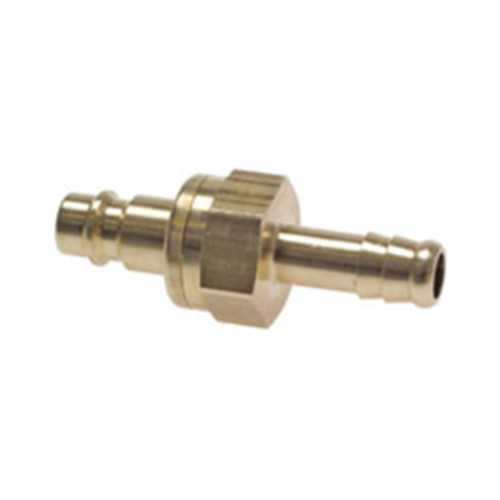 Quick-Disconnect Nipple made of Nickel-Plated Brass, NW 7.2 mm - shutting-off on both sides