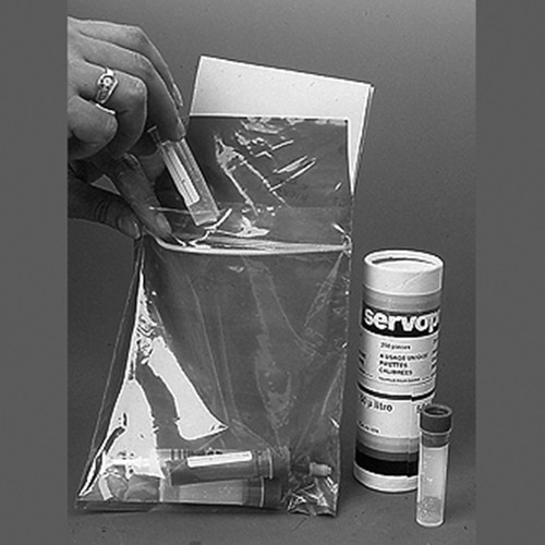 Specimen Bag made of LDPE with Double-Chamber