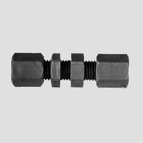 Straight Pipe Connector made of PP, PVDF or PTFE - Bulkhead