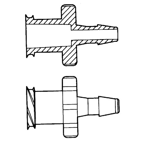 Luer-Lock-Schlauchadapter (weiblich) für weiche Schläuche