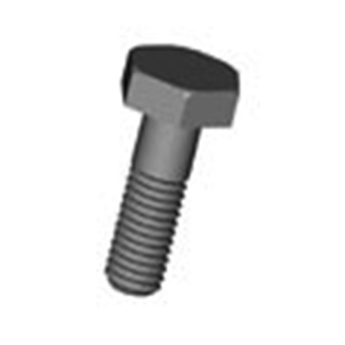 Slotted Hexagon Head Screw (DIN 931) made of PA - with Shank