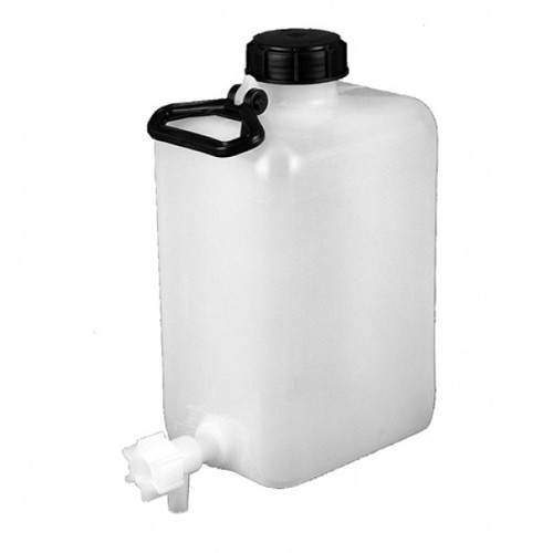 Carboy (rectangular) made of LDPE - with spigot