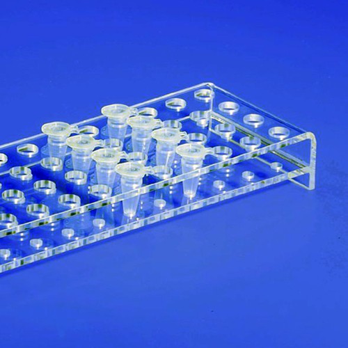 Test Tube Rack made of PMMA - for test tubes Ø 11 mm