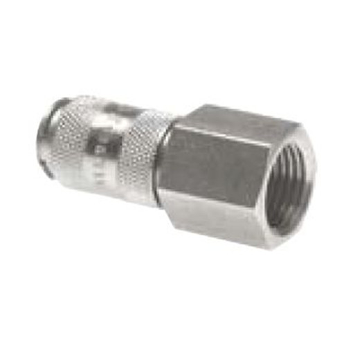 Quick-Disconnect Coupling made of Stainless Steel, NW 2.7 mm - shutting-off on one side