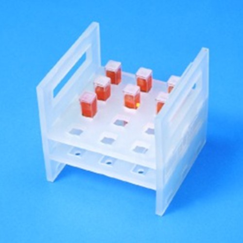 Cuvette Rack made of PP - 12 cuvettes