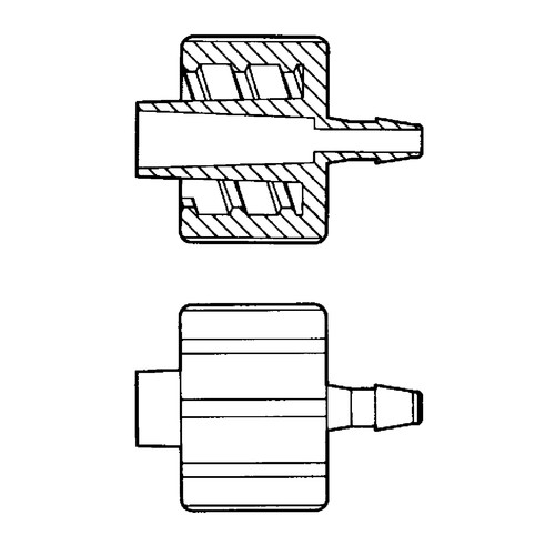 Luer-Lock-Schlauchadapter (männlich) für weiche Schläuche