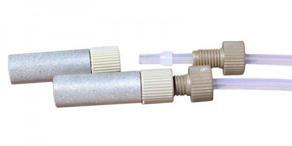 Cylinder Frit made of Stainless Steel - with fitting and ferrule