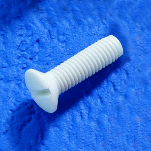 Slotted Countersunk Head Screw (DIN 963) made of PTFE