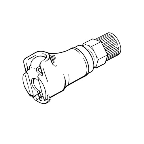 PP-Schnellverschlusskupplung, NW 3,2 mm