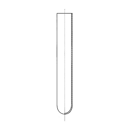 Test Tube made of PFA - without rim