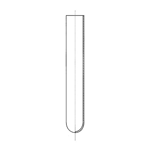 Reagenzröhrchen aus PFA - ohne Rand